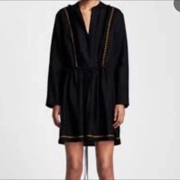 Zara | Dresses | Zara Woman Black Linen Tunic Dress Split Neck Size Xs Nwot | Poshmark Zara | Dresses | Zara Woman Black Linen Tunic Dress Split Neck Size Xs Nwot | Poshmark